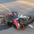 Авария с мотоциклом